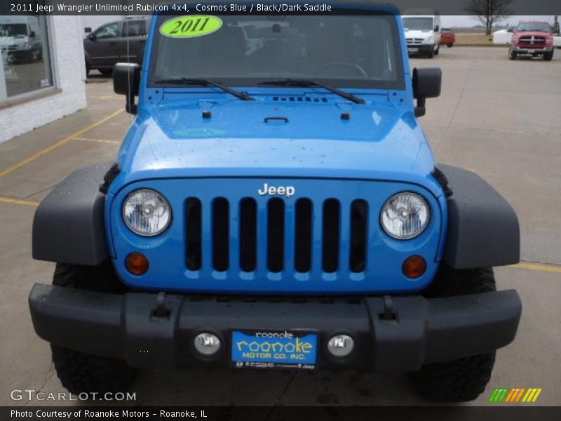Cosmos Blue / Black/Dark Saddle 2011 Jeep Wrangler Unlimited Rubicon 4x4