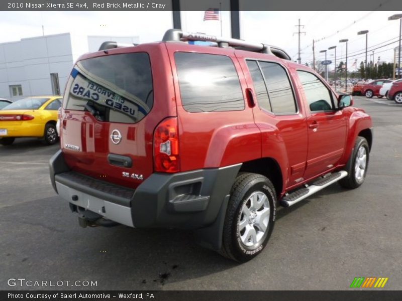 Red Brick Metallic / Gray 2010 Nissan Xterra SE 4x4