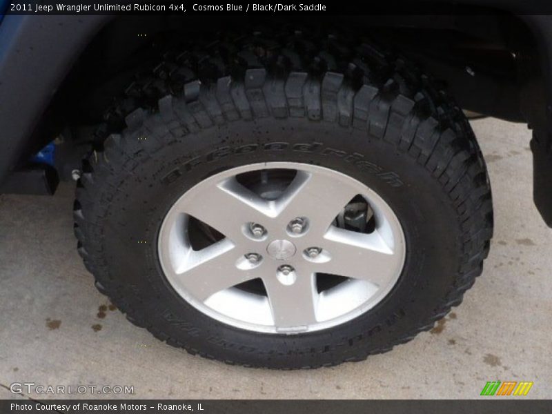 Cosmos Blue / Black/Dark Saddle 2011 Jeep Wrangler Unlimited Rubicon 4x4