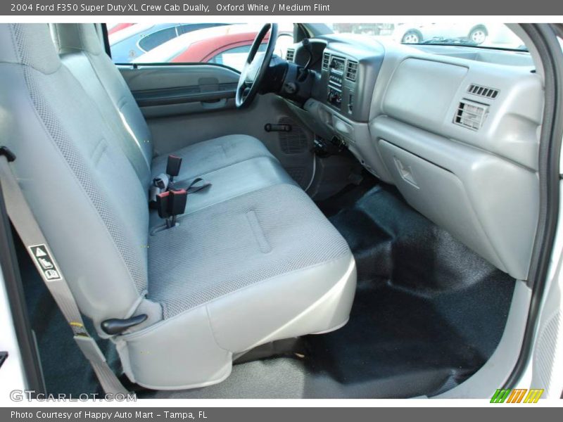 Oxford White / Medium Flint 2004 Ford F350 Super Duty XL Crew Cab Dually