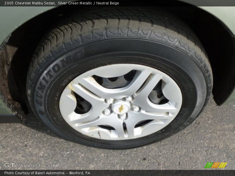 Silver Green Metallic / Neutral Beige 2005 Chevrolet Malibu Sedan