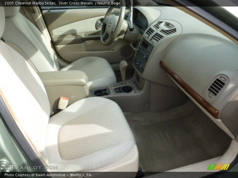 Silver Green Metallic / Neutral Beige 2005 Chevrolet Malibu Sedan