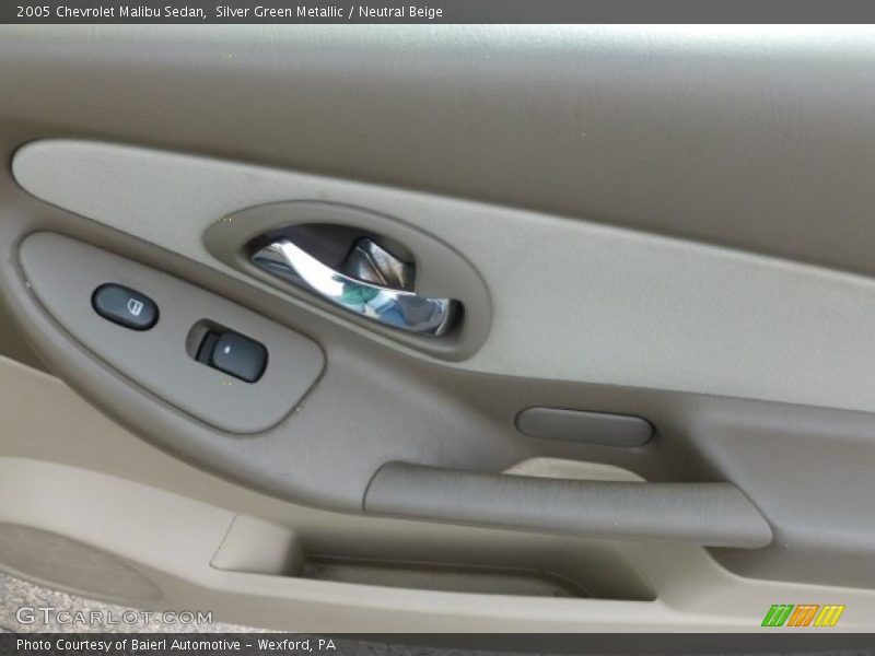Silver Green Metallic / Neutral Beige 2005 Chevrolet Malibu Sedan