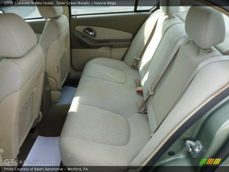 Silver Green Metallic / Neutral Beige 2005 Chevrolet Malibu Sedan
