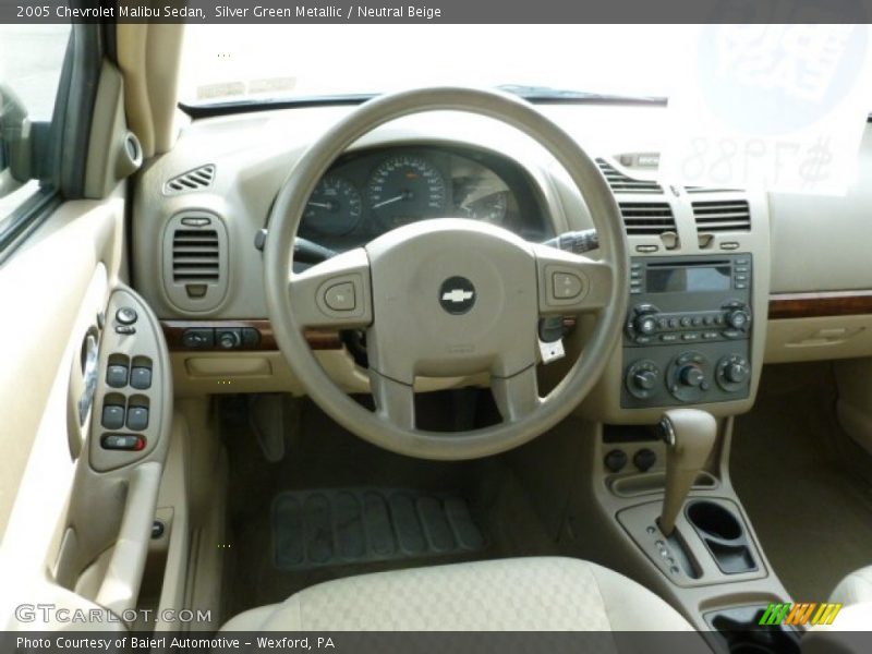Silver Green Metallic / Neutral Beige 2005 Chevrolet Malibu Sedan