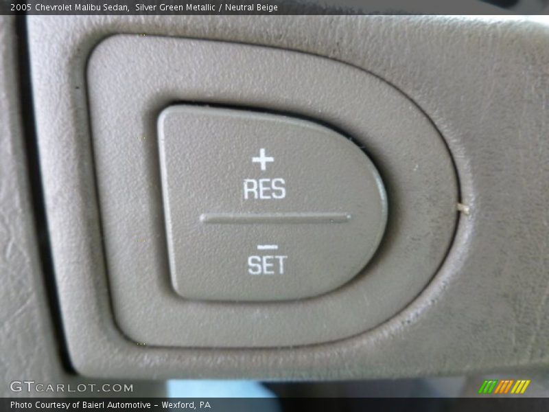Silver Green Metallic / Neutral Beige 2005 Chevrolet Malibu Sedan