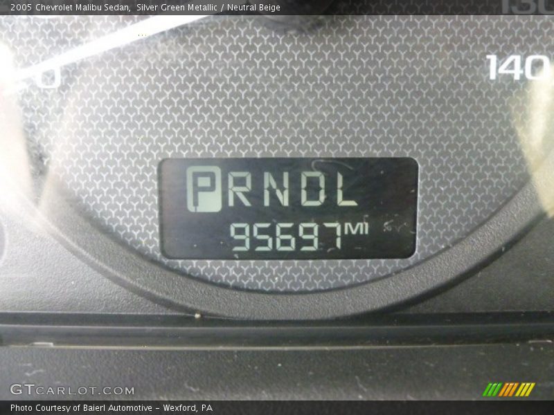 Silver Green Metallic / Neutral Beige 2005 Chevrolet Malibu Sedan