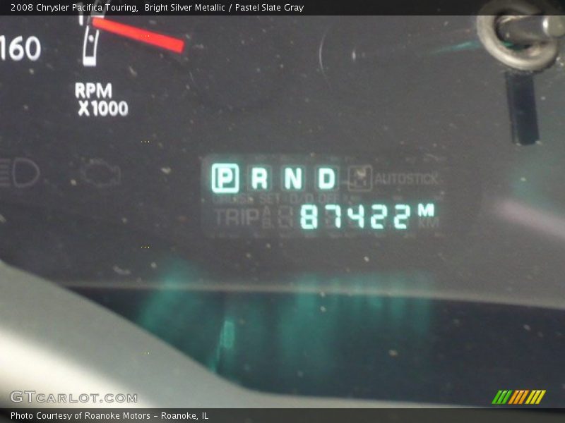 Bright Silver Metallic / Pastel Slate Gray 2008 Chrysler Pacifica Touring