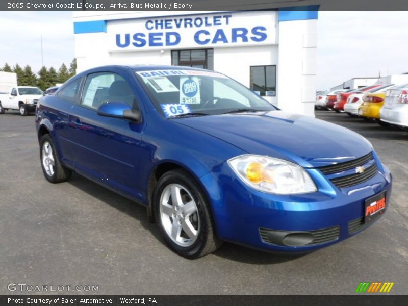 Arrival Blue Metallic / Ebony 2005 Chevrolet Cobalt LS Coupe