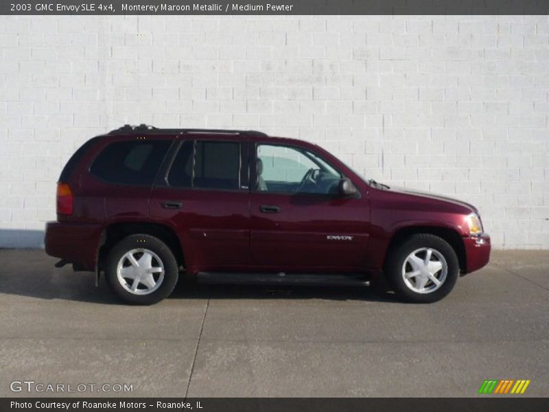 Monterey Maroon Metallic / Medium Pewter 2003 GMC Envoy SLE 4x4