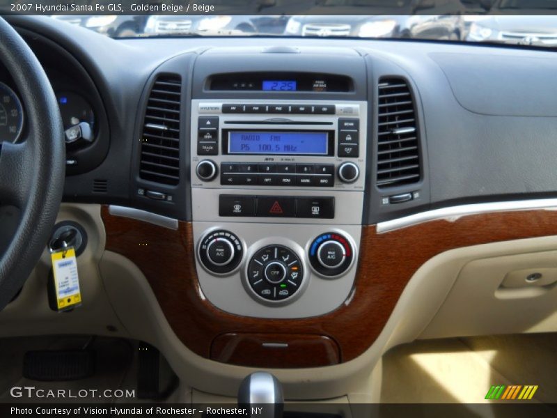 Golden Beige / Beige 2007 Hyundai Santa Fe GLS