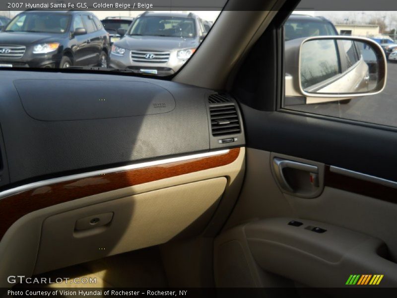 Golden Beige / Beige 2007 Hyundai Santa Fe GLS