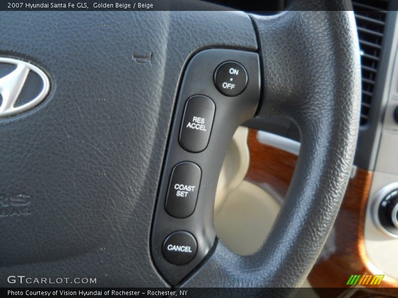 Golden Beige / Beige 2007 Hyundai Santa Fe GLS