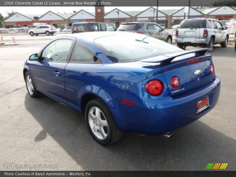 Arrival Blue Metallic / Ebony 2005 Chevrolet Cobalt LS Coupe