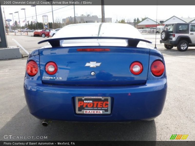 Arrival Blue Metallic / Ebony 2005 Chevrolet Cobalt LS Coupe