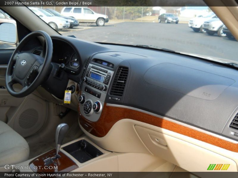 Golden Beige / Beige 2007 Hyundai Santa Fe GLS