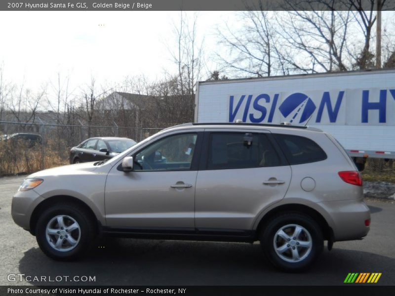 Golden Beige / Beige 2007 Hyundai Santa Fe GLS