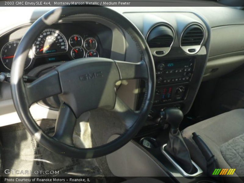 Monterey Maroon Metallic / Medium Pewter 2003 GMC Envoy SLE 4x4