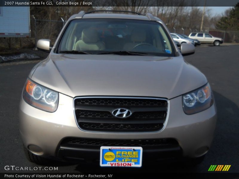 Golden Beige / Beige 2007 Hyundai Santa Fe GLS