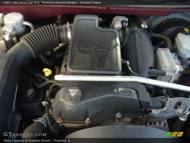 Monterey Maroon Metallic / Medium Pewter 2003 GMC Envoy SLE 4x4