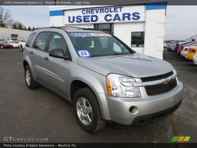 Silverstone Metallic / Light Gray 2008 Chevrolet Equinox LS