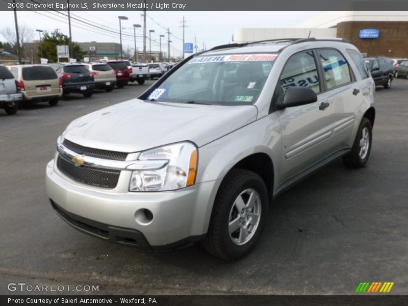 Silverstone Metallic / Light Gray 2008 Chevrolet Equinox LS