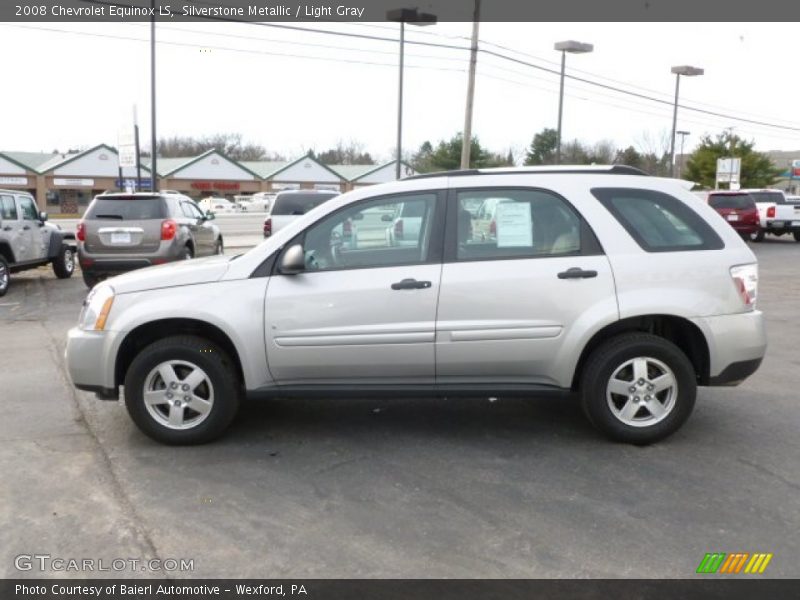 Silverstone Metallic / Light Gray 2008 Chevrolet Equinox LS