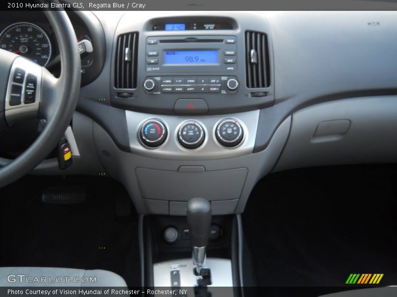 Regatta Blue / Gray 2010 Hyundai Elantra GLS