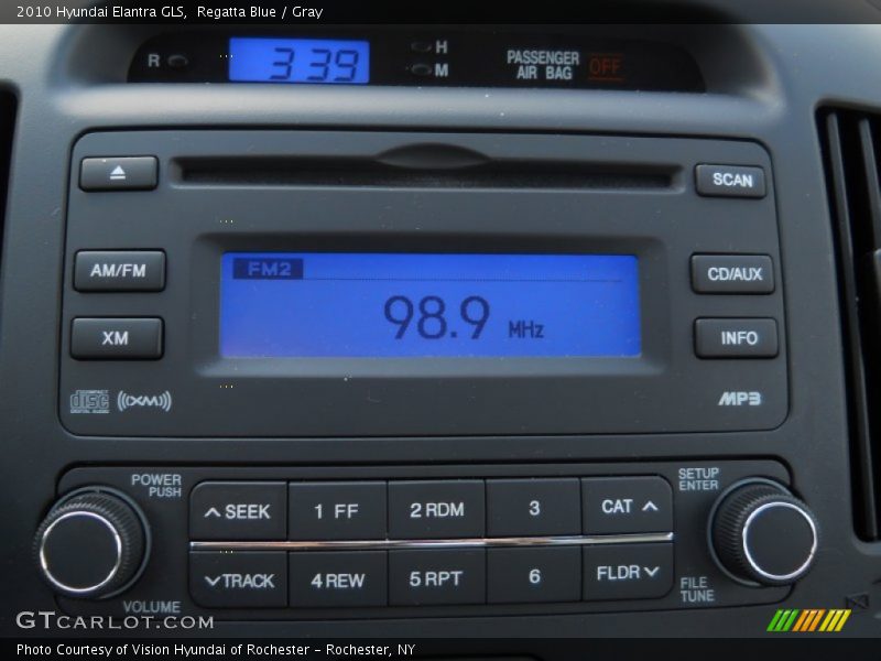 Audio System of 2010 Elantra GLS