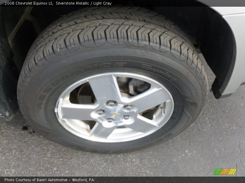 Silverstone Metallic / Light Gray 2008 Chevrolet Equinox LS