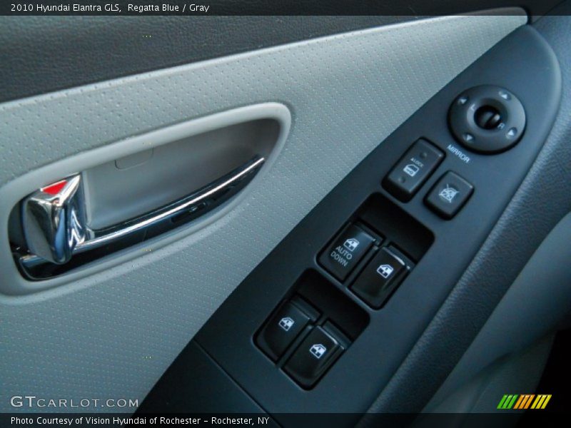 Regatta Blue / Gray 2010 Hyundai Elantra GLS