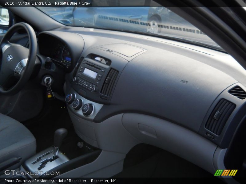 Regatta Blue / Gray 2010 Hyundai Elantra GLS