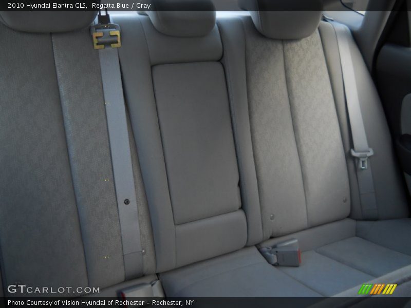 Regatta Blue / Gray 2010 Hyundai Elantra GLS