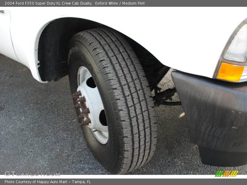 Oxford White / Medium Flint 2004 Ford F350 Super Duty XL Crew Cab Dually