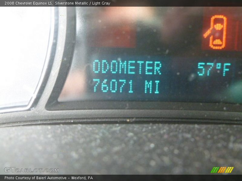 Silverstone Metallic / Light Gray 2008 Chevrolet Equinox LS