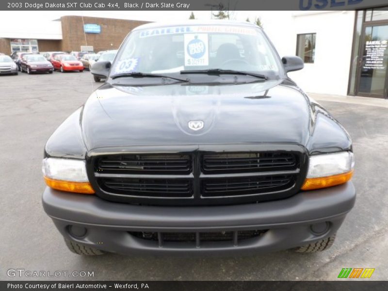 Black / Dark Slate Gray 2003 Dodge Dakota SXT Club Cab 4x4