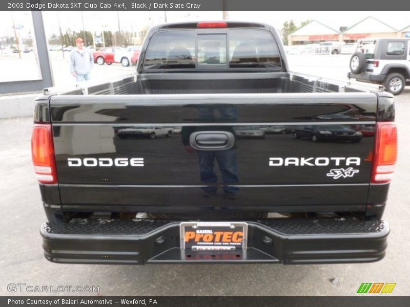 Black / Dark Slate Gray 2003 Dodge Dakota SXT Club Cab 4x4