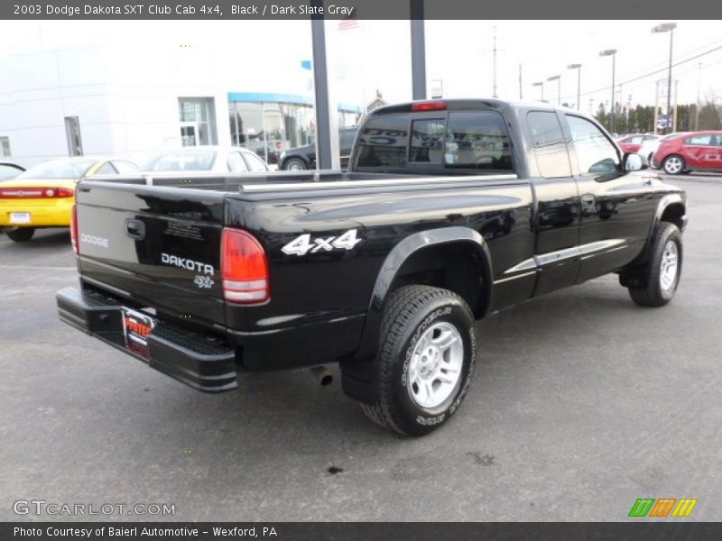Black / Dark Slate Gray 2003 Dodge Dakota SXT Club Cab 4x4
