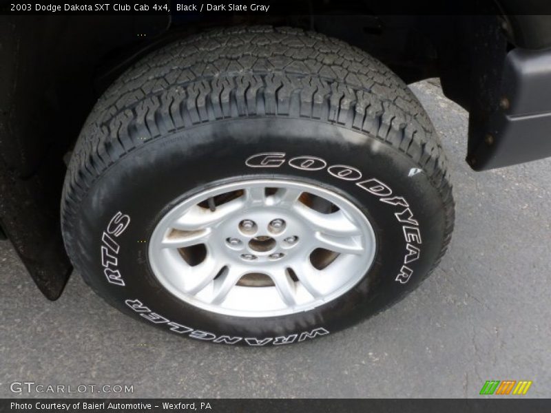 Black / Dark Slate Gray 2003 Dodge Dakota SXT Club Cab 4x4