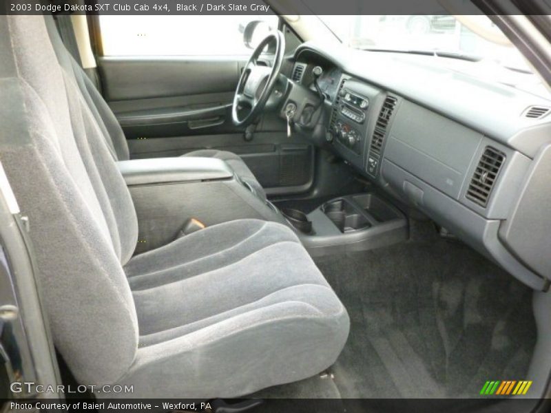 Black / Dark Slate Gray 2003 Dodge Dakota SXT Club Cab 4x4