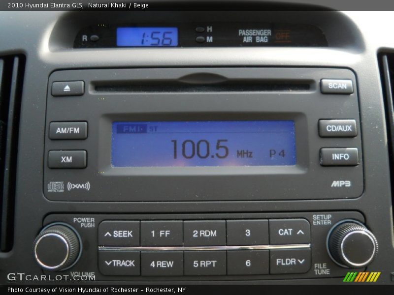 Natural Khaki / Beige 2010 Hyundai Elantra GLS