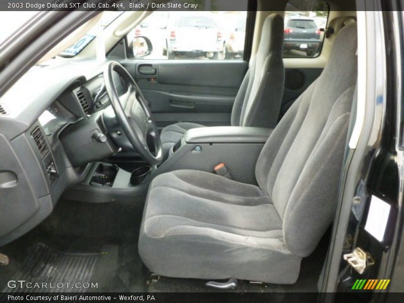  2003 Dakota SXT Club Cab 4x4 Dark Slate Gray Interior