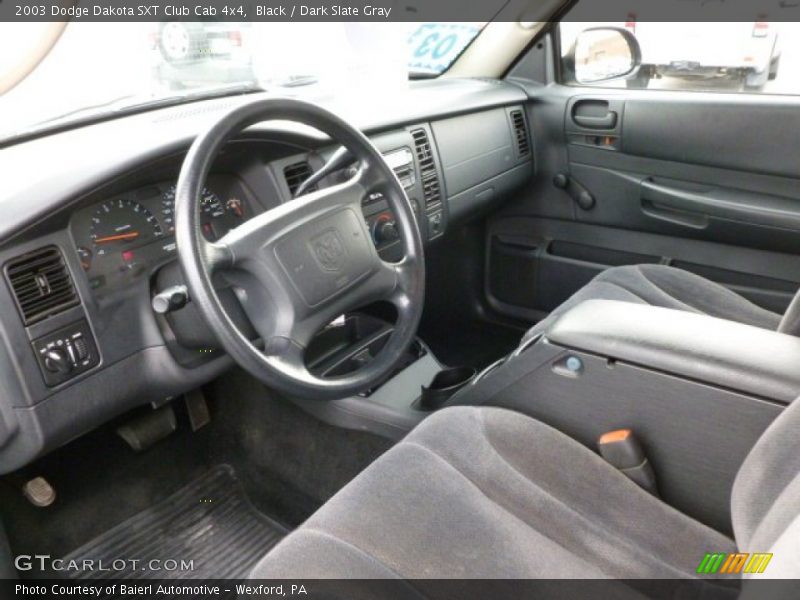  2003 Dakota SXT Club Cab 4x4 Dark Slate Gray Interior
