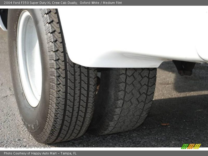 Oxford White / Medium Flint 2004 Ford F350 Super Duty XL Crew Cab Dually