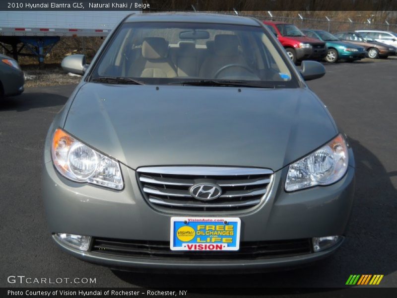 Natural Khaki / Beige 2010 Hyundai Elantra GLS