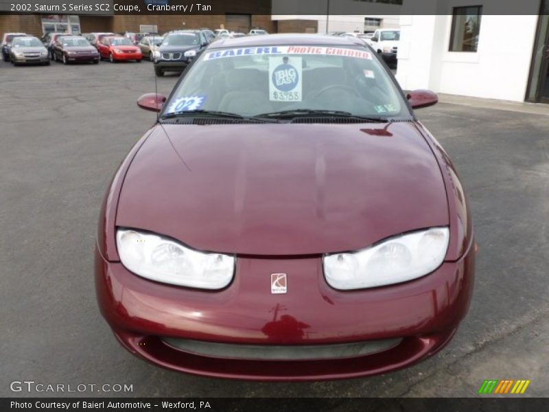 Cranberry / Tan 2002 Saturn S Series SC2 Coupe