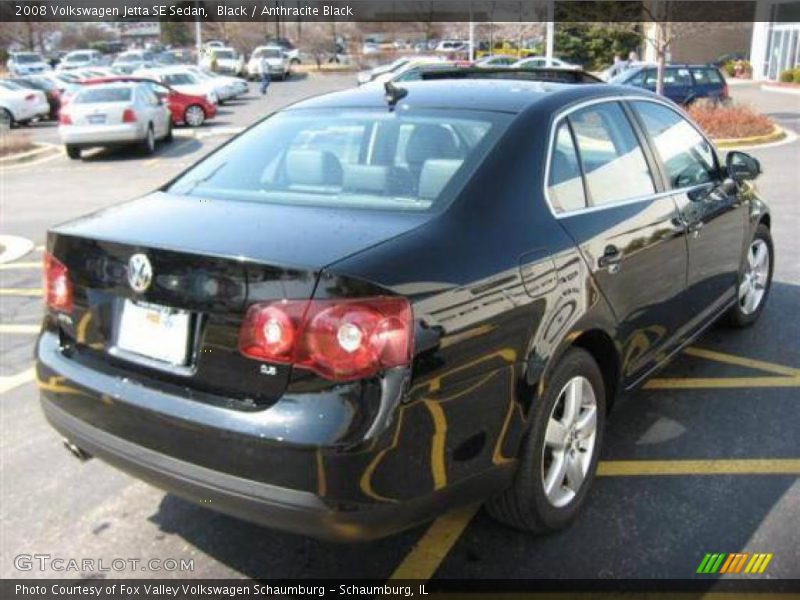 Black / Anthracite Black 2008 Volkswagen Jetta SE Sedan
