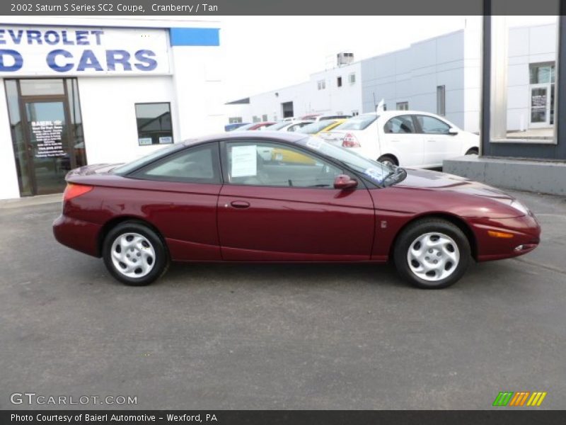 Cranberry / Tan 2002 Saturn S Series SC2 Coupe