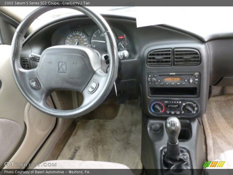 Cranberry / Tan 2002 Saturn S Series SC2 Coupe