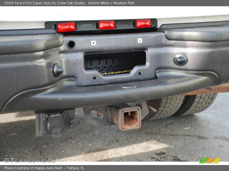 Oxford White / Medium Flint 2004 Ford F350 Super Duty XL Crew Cab Dually
